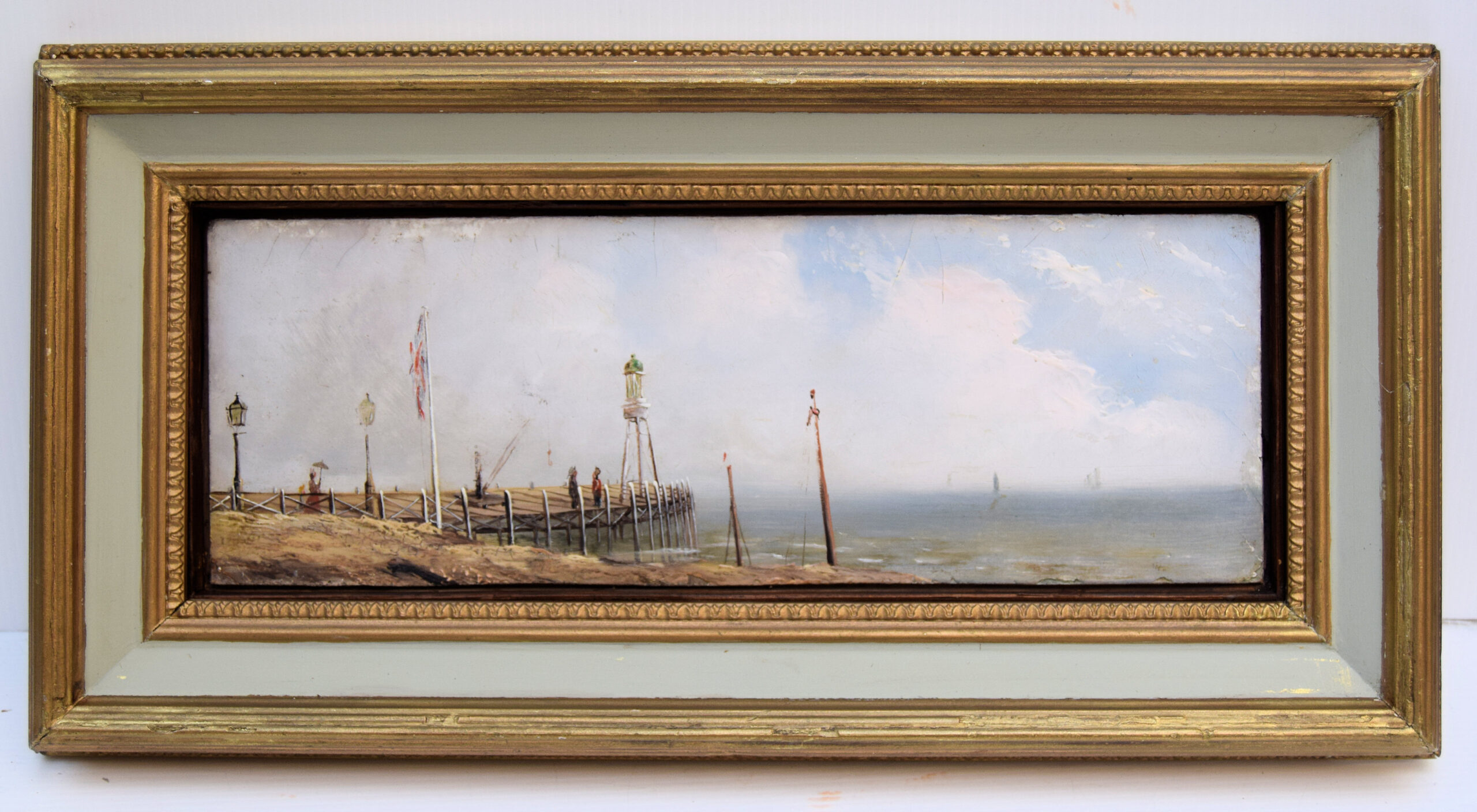 FOLKESTONE ORIGINAL OIL PAINTING