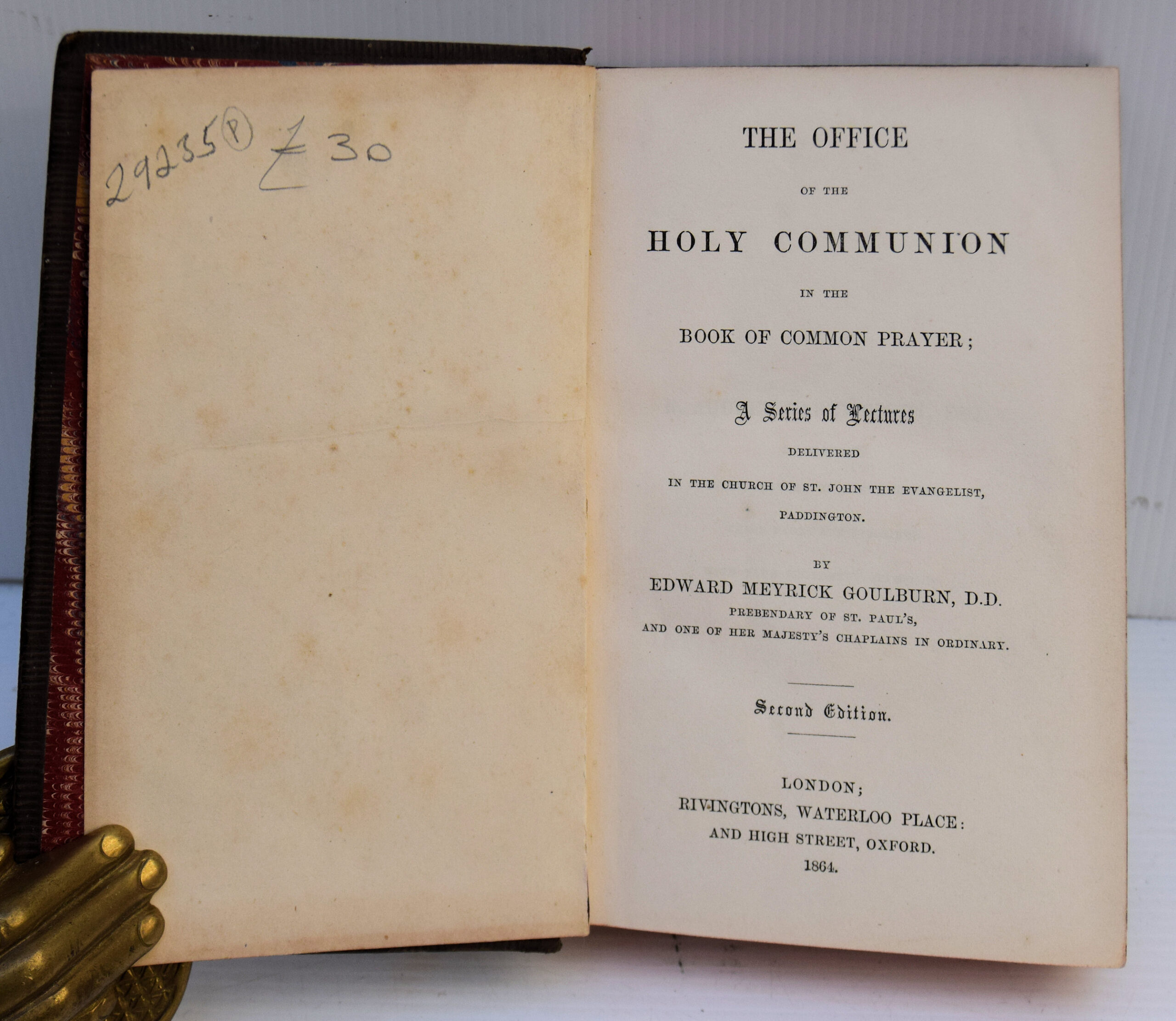 THE OFFICE OF THE HOLY COMMUNION IN THE BOOK OF COMMON PRAYER; - Image 2