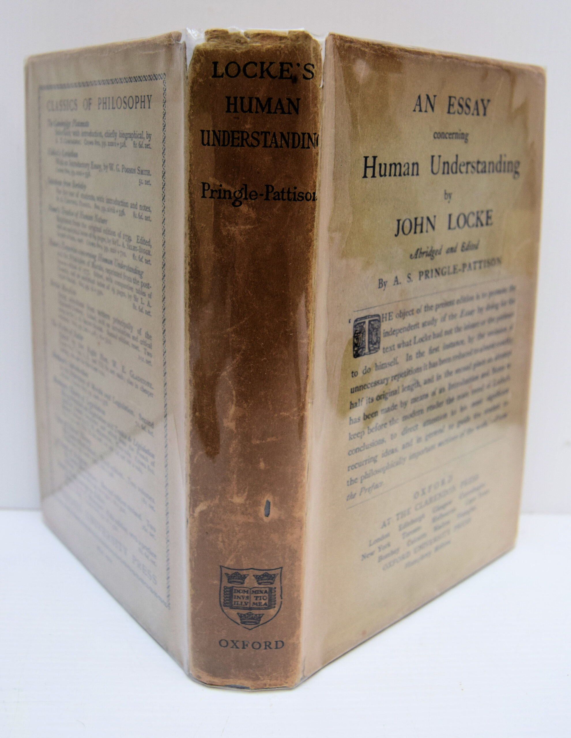 AN ESSAY CONCERNING HUMAN UNDERSTANDING.