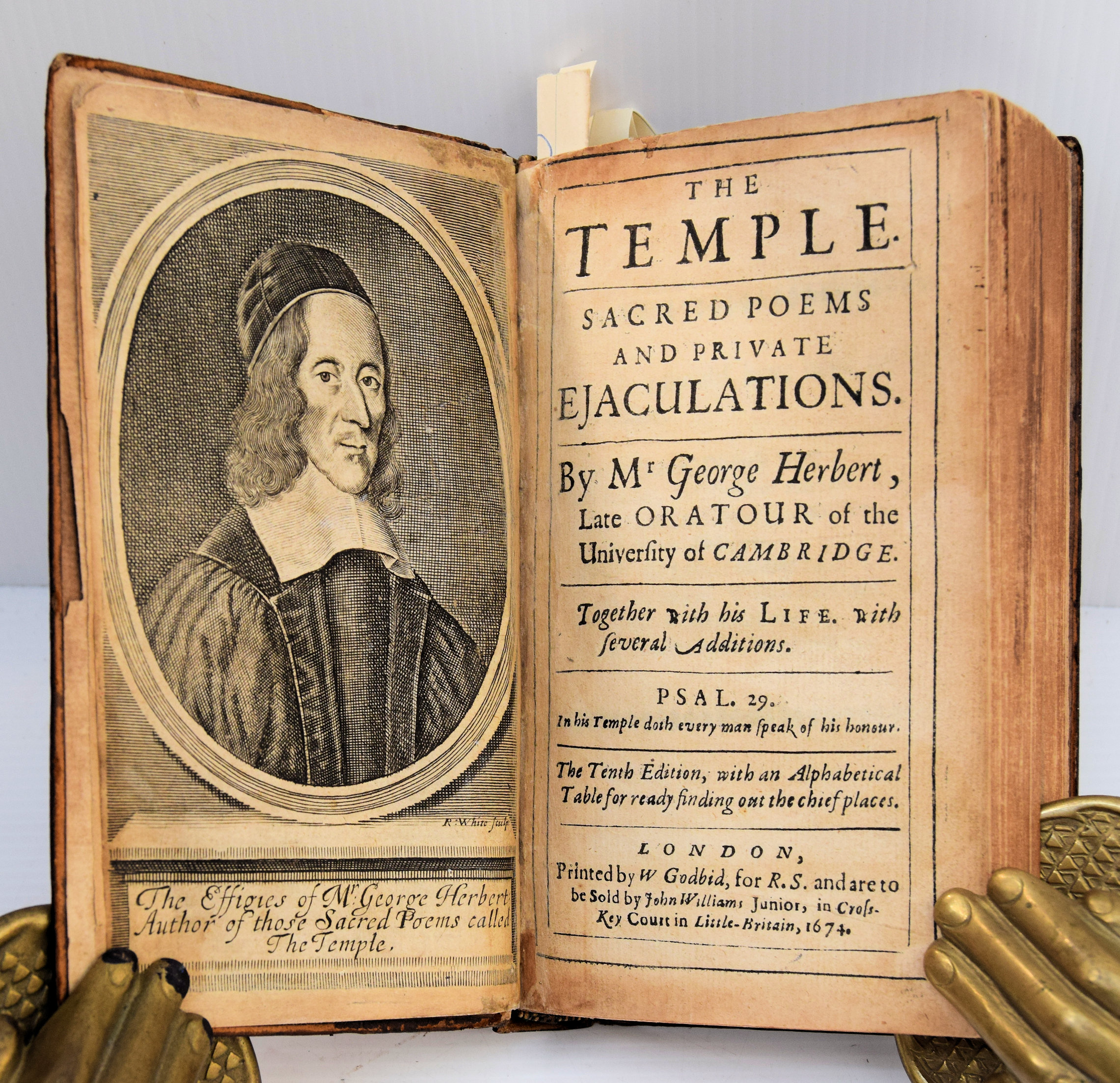 THE TEMPLE. SACRED POEMS AND PRIVATE EJACULATIONS.