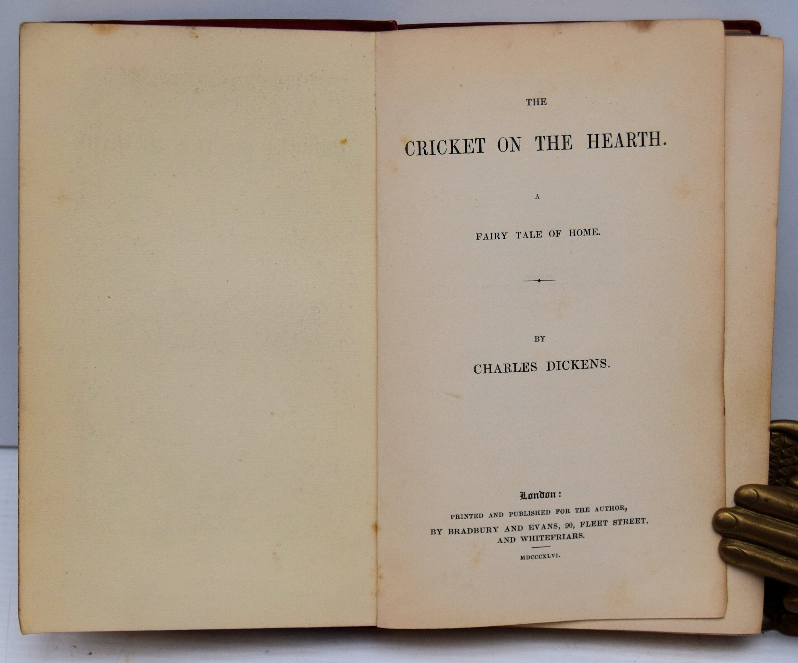 The Cricket on the Hearth. FIRST EDITION,2nd issue. - Image 3